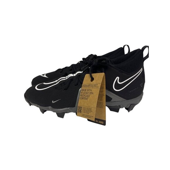 NEw! Nike Alpha Menace 3 Shark Low Black Football Molded Cleats Men\'s Size 12 main image 5